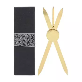 Компас Линейка для бровей Регулируемая Точное Позиционирование Материал Нержавеющая Сталь Золотой Компас Дизайн