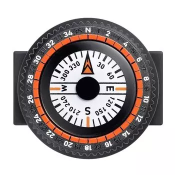 Компас Luminox из черного поликарбоната с петлей для мужчин чёрный