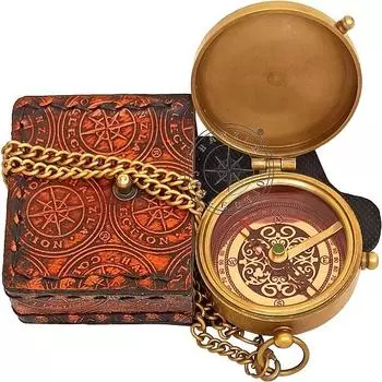 Компас направления из старинной латуни, магнитный компас, компас для кемпинга, карманный подарочный компас с гравировкой