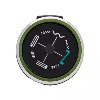 Компас наручный компас термометр масляного типа 100м водонепроницаемый дайвинг дайвинг зеленый NO800GR MIZAR-TEC