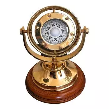 Компас с подвеской диаметром 12,7 см и подставкой для украшения дома