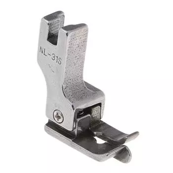 Компенсационная лапка для промышленных швейных машин NL31S 32x32x13mm серебряный