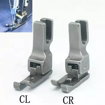 Компенсирующие лапки узкого типа для трикотажа и тонких материалов, прижимные лапки для молний, прижимная лапка для швейной машины с левым/правым краем