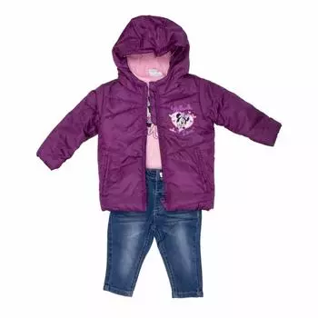 Комплект 3шт: футболка + штаны + пуховик disney Минни Чайлд DISNEY