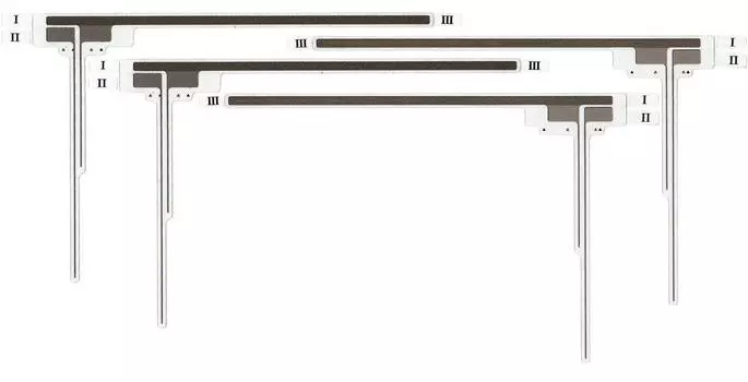 Комплект 4-канальной пленочной антенны Pioneer Carrozzeria Cyber Navi Pioneer Carrozzeria RakuNavi AVIC-RZ06II (с двухсторонним скотчем)