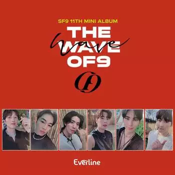 (Комплект 6 шт.) 11-й мини-альбом SF9 - The Wave Of9 [Фотокарта Everline] SET
