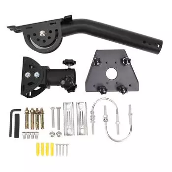 Комплект адаптера для крепления на столбе для стандартной антенны Gen 3, поворот на 360 градусов, адаптер для крепления на столбе на крыше, стене, S