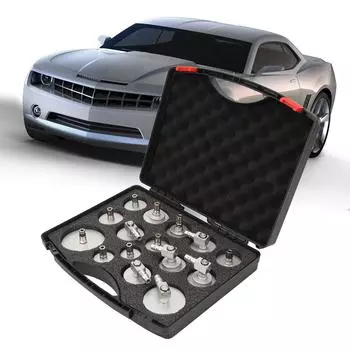 Комплект адаптеров для главного цилиндра, адаптер для слива тормозной жидкости, алюминиевый сплав, высокая точность, портативный, для автомобилей