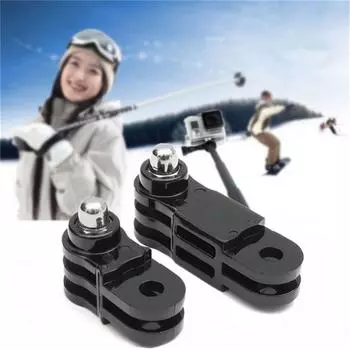 Комплект адаптеров для крепления видеокамеры Аксессуары для экшн-камеры Прямой соединительный адаптер Аксессуары для видеокамеры чёрный