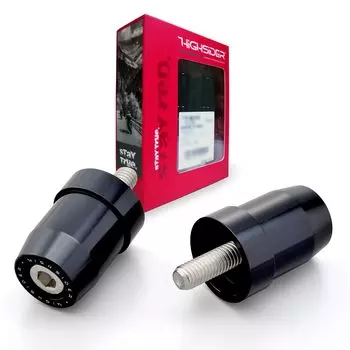 Комплект адаптеров для крепления зеркала на руль мотоцикла Daytona HIGHSIDER слева и справа, совместимый с болтом Kawasaki 8 мм 1100 KAWASAKI 96705 Z1000/Z800/Zephyr и т. д. чёрный