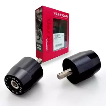 Комплект адаптеров для крепления зеркала на руль мотоцикла Daytona HIGHSIDER, левый и правый, совместимый с болтом Suzuki 6 мм SUZUKI 96704 GSR750/GSX1400 и т. д. чёрный