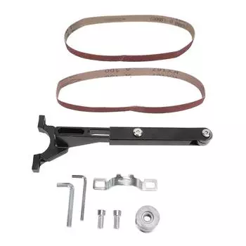 Комплект адаптеров для шлифовальной ленты для угловой шлифовальной машины 100 125 Тип M10 M14 Полировка шлифовка тоже