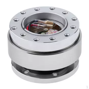 Комплект адаптеров для ступицы рулевого колеса, универсальные аксессуары, серебристый, 8x6 см