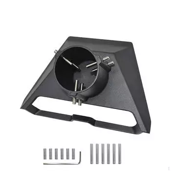 Комплект адаптеров для труб Монтажная пластина из алюминиевого сплава для крепления на столбе для подставки Gen 3 V3 чёрный