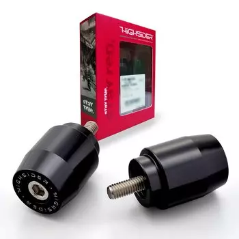 Комплект адаптеров для зеркал на руль мотоцикла Daytona HIGHSIDER, левый и правый, совместимый с болтом Yamaha 6 мм YAMAHA2 96703 FZ-1/FZ-8 и т. д. чёрный