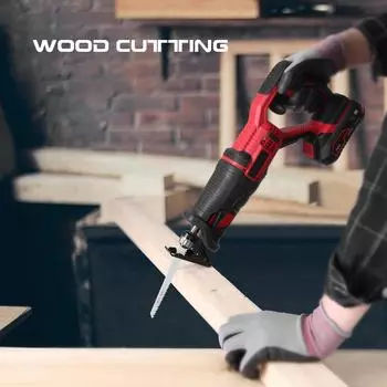 Комплект аккумуляторной возвратно-поступательной пилы 20 В EU Plug