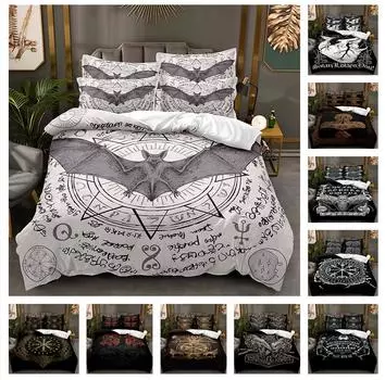 Комплект экзотического постельного белья с 3D-печатью, двуспальная кровать размера «king-size», пододеяльник, наволочка, 2/3 шт., AU/EU/DE, все размеры, кровать размера «super king-size» Baby 100x135cm