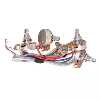 Комплект электропроводки для электрогитары A500K B500K Pots Potenciometer с гнездом
