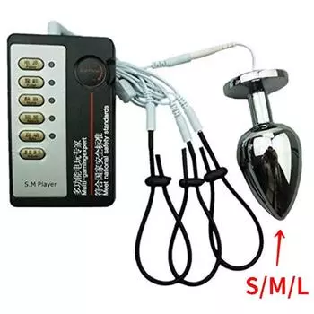 Комплект электрошокера с тремя кольцами и вилкой 70mm