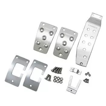 Комплект алюминиевых педалей для автомобиля Jimny JB64 JB74 MT K-PRODUCTS серебряный