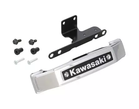 Комплект эмблемы KITACO для передней панели, крепление для камеры на приводе (Серебро/маленький шрифт) Z900RS/SE(ZR900C/ZR900K) 799-4810100