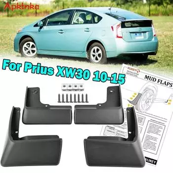 Комплект апктнки, брызговики для Toyota Prius XW30 2010-2015, брызговики, брызговики, грязное крыло, переднее и заднее 2011 2012 2013
