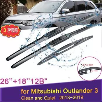 Комплект автомобильных щеток стеклоочистителя для Mitsubishi Outlander 3 2013 ~ 2016 2017 2018 передние и задние дворники авто