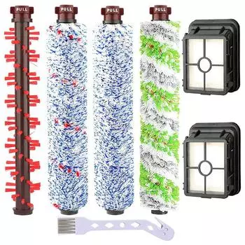 Комплект аксессуаров для Bissell Crosswave 3-в-1, многофункциональная основная щетка, щетка для ковров, роликовая щетка для домашних животных, фильтры для щеток для пола CHINA