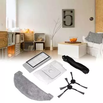 Комплект аксессуаров для подметального робота, основная щетка, сменный фильтр мешка для пыли, подходит для серии ROIDMI EVE Plus