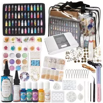 Комплект аксессуаров для УФ-смолы Тщательно отобранные предметы 164 типа 778 Жидкая смола Цвет Жидкая УФ-лампа Комплект УФ-смолы с основными материалами и комплектом деталей