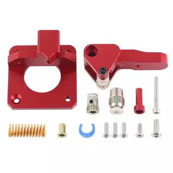 Комплект экструдера для 3D-принтера для CR-10S PRO Red, прямой привод, двухскоростной экструдер с нитью 1,75 мм, 3D