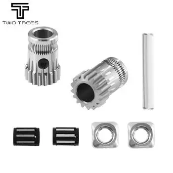 Комплект экструдера с двойным приводом TWO TREES, клонированный Btech для 3D-принтера Prusa i3, часть закаленной стали, Боуден-экструзионный Ender 3 CR10/10S PRO