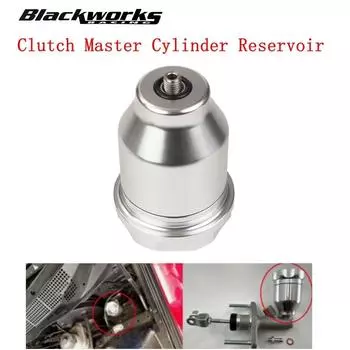 Комплект бачка главного цилиндра сцепления, алюминиевый, подходит для Honda Civic EG EK Integra для DC2 Si CRX, запасные части для выжима сцепления серебряный