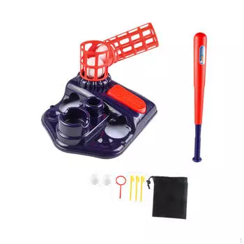 Комплект бейсбольной питчерской машины — комплексный тренировочный пакет фиолетовый