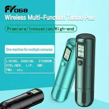 Комплект беспроводной татуировки. Бесщеточный двигатель. Прямой привод. Двойной аккумулятор. AMP Преобразование частоты. Регулировка скорости. Напряжение. Секущая линия. Точка запотевания Thorn. чёрный