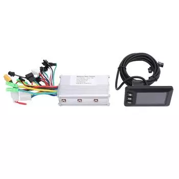 Комплект бесщеточного контроллера для электровелосипеда, контроллер двигателя из алюминиевого сплава с ЖК-дисплеем 48 60 В 350 Вт