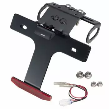 Комплект безкрылых крыльев для мотоцикла Kijima Ninja Slim Reflector Steel Black Finish KAWASAKI ZX-25R 315-072 чёрный