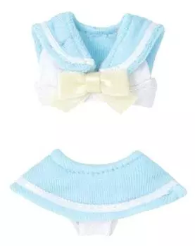 Комплект бикини Sailor для Picconimo Белый x Голубой 1/12 (для куклы)