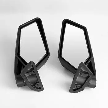 Комплект боковых зеркал для гонок с улучшенной регулировкой на 360 градусов для Can Am Maverick X3 и MAX R UTV 2017 2018 чёрный