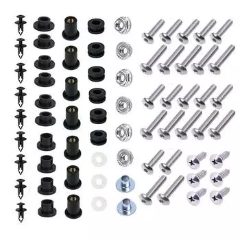 Комплект болтов обтекателя для Honda CBR1000RR 2006-2007 1 комплект болтов обтекателя мотоцикла, комплект винтов корпуса, гайки