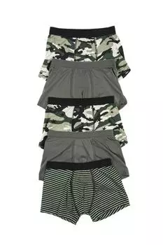 Комплект боксеров-боксеров для мальчика-официанта, 5 шт., лайкра