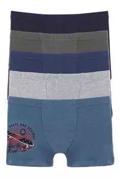 Комплект боксеров-боксеров для мальчиков, 5 пар, лайкра