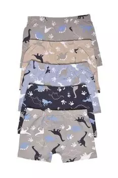 Комплект боксеров для мальчиков, 5 шт., лайкра