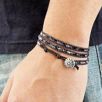 Комплект браслетов MIYUKI Часть 2 Металлический мужской браслет/BFK-278 [Набор бусин/Браслет/Аксессуары