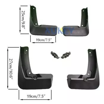 Комплект брызговиков для Volkswagen VW Jetta Sedan Mk7-на брызговиках, брызговики, крылья, передние и задние, A7 S SE