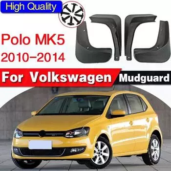 Комплект брызговиков для VW Polo Mk5 6R 2010-2014 Брызговики Передние Задние Брызговики Крыло 2011 2012 2013
