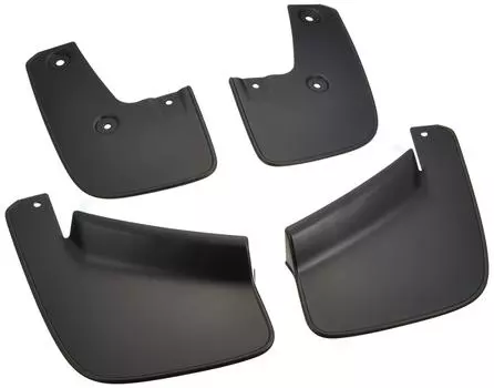 Комплект брызговиков SUZUKI Genuine Parts Hustler для 1 автомобиля пластинчатого типа [черный] (Набор 4) A9X572201-65P00 чёрный