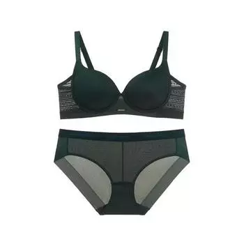 Комплект бюстгальтера и трусиков Wonder Bra с полным покрытием Deep Forest Green WBW3M26_T 70A/90