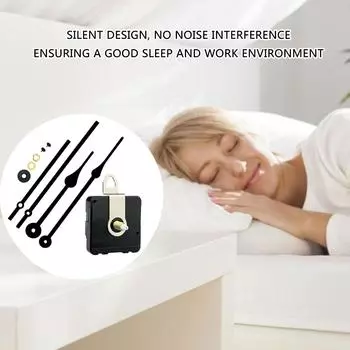 Комплект часового механизма на батарейках кварцевый механизм с длинным и коротким хвостовиком для настенных часов I