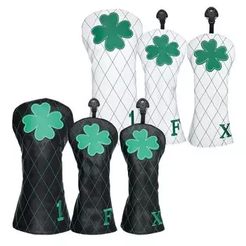 Комплект чехлов для головы, чехол для головы водителя, деревянный чехол, чехол для гольфа, чехол UT, водонепроницаемый, характеристики для водителя 440 куб. см 460 куб. см Clover Diamond 1